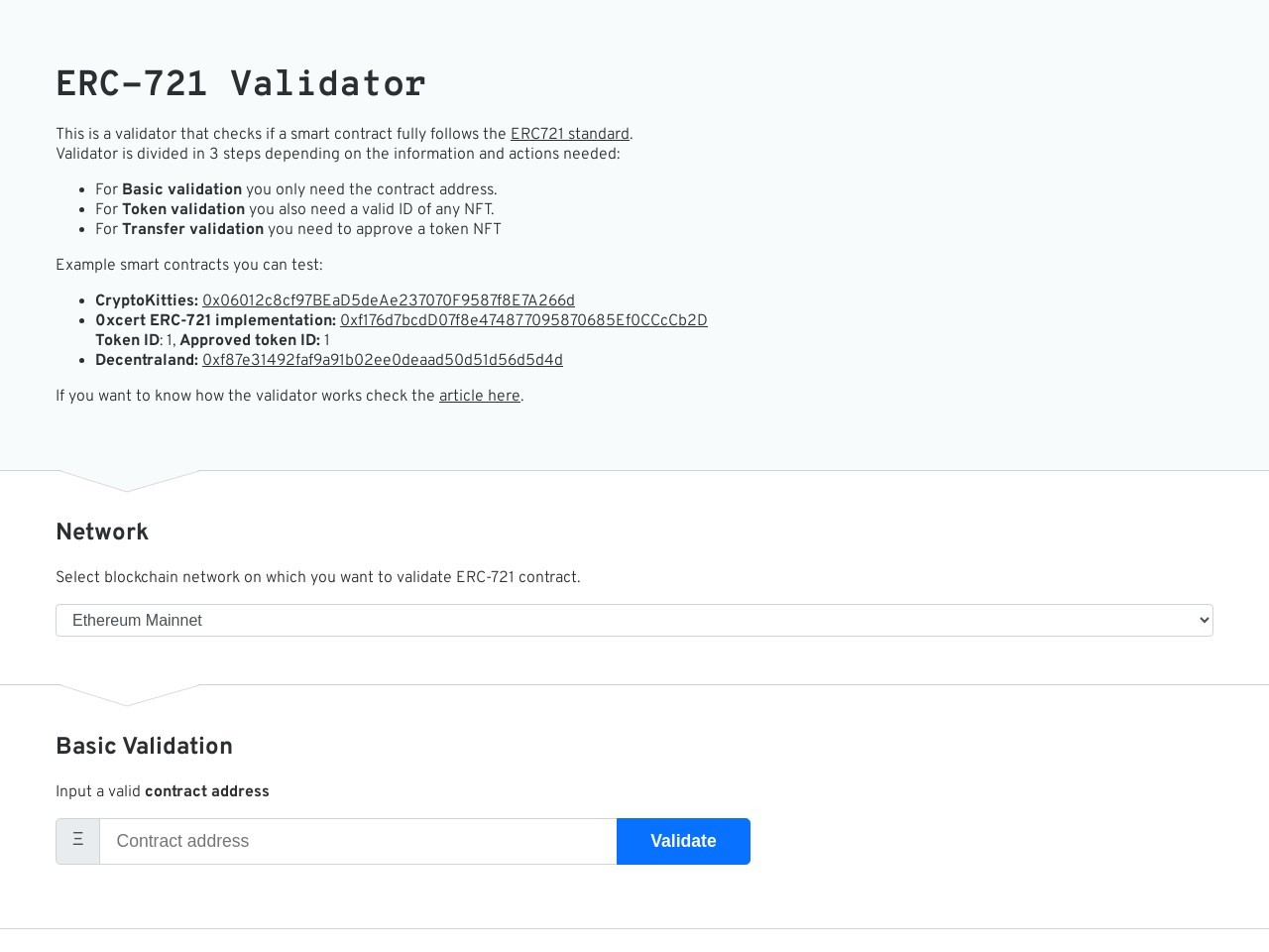 点击放大图片 ERC-721验证