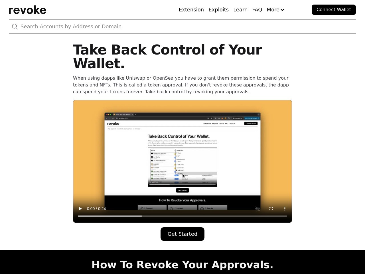 点击放大图片 清除钱包授权