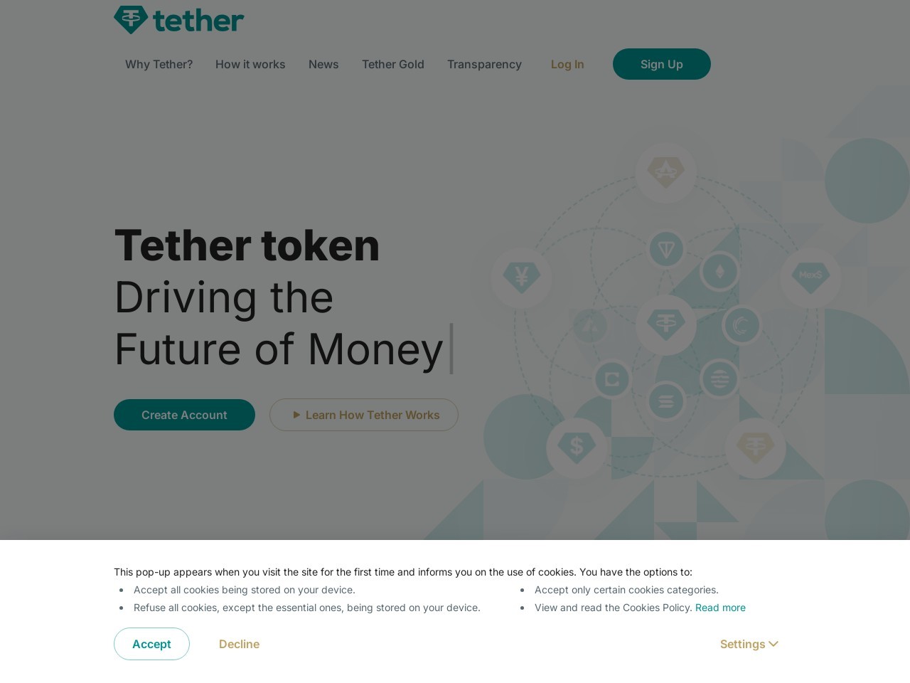 点击放大图片 Tether (USDT)