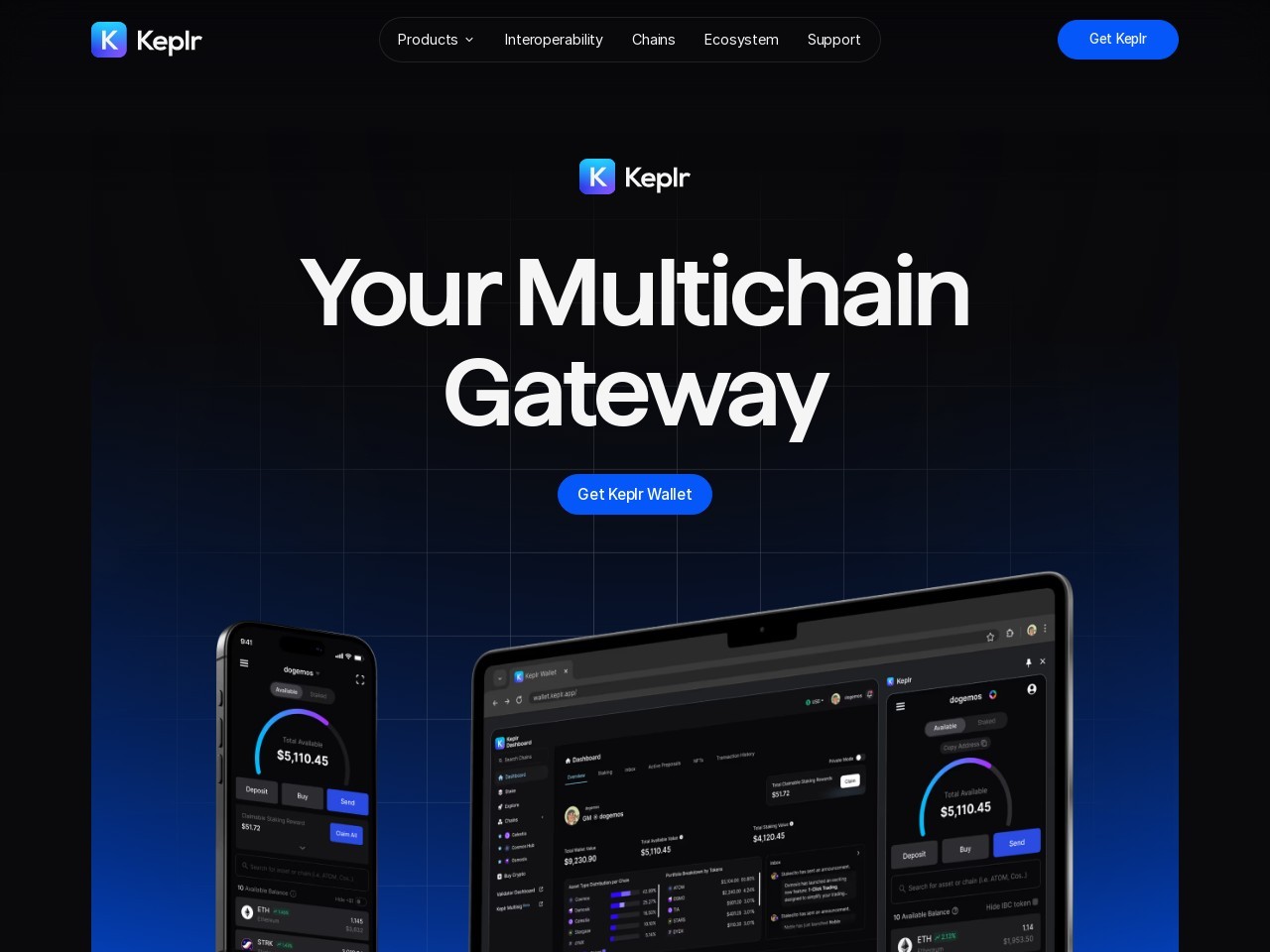 点击放大图片 Keplr 钱包